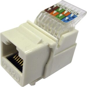 Frutto Keystone RJ45 Cat 6 UTP Bianco